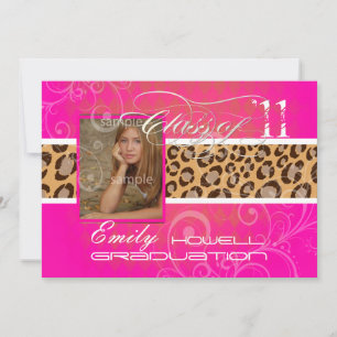 PixDezines 2012 graduatie/leopard/diy Kaart