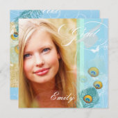 PixDezines 2012 Graduation Photo+diy peace ock Kaart (Voorkant / Achterkant)