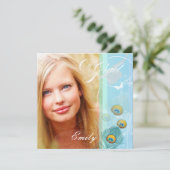 PixDezines 2012 Graduation Photo+diy peace ock Kaart (Staand voorkant)