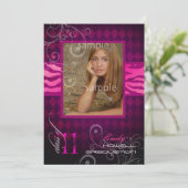 PixDezines 2012 Graduation, Zebra Print+Harlequin Kaart (Staand voorkant)