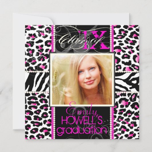 PixDezines 2013 Afstudeerders, cheetah print/diy k Kaart (Voorkant)