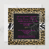 PixDezines 2013 Afstudeerders, cheetah+zebra/diy k Kaart (Achterkant)