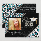 PixDezines 2014-Afstudeerders, luipaard en dikke k Kaart (Voorkant / Achterkant)