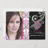 PixDezines 201x Afstuderen, Rossi Damask Kaart (Voorkant)