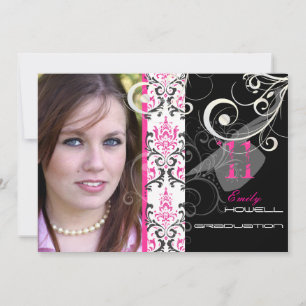 PixDezines 201x Afstuderen, Rossi Damask Kaart