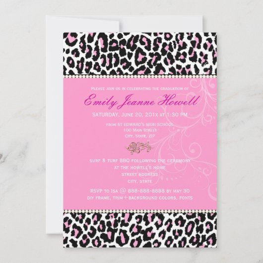 PixDezines 2025 Afstudeerders, cheetah print/doe-h Kaart (Achterkant)