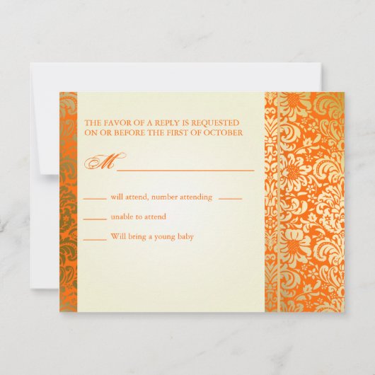 PixDezines 4.25-inch x5.5-inch rsvp fidora demask  (Achterkant)