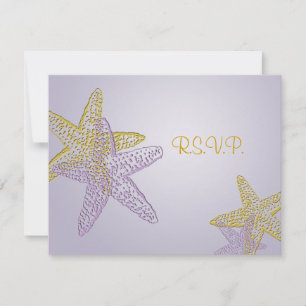 PixDezines 4.25-inch x5.5-inch rsvp, zeester voor  RSVP Kaartje