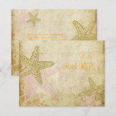 PixDezines 4.25-inch x5.5-inch rsvp, zeester voor  RSVP Kaartje (Voorkant / Achterkant)