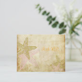 PixDezines 4.25-inch x5.5-inch rsvp, zeester voor  RSVP Kaartje (Staand voorkant)