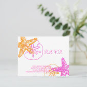 PixDezines 4.25-inch x5.5-inch rsvp, zeester voor  RSVP Kaartje (Staand voorkant)