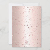 PixDezines 50 + Fabulous Roos Gold Stars Kaart (Achterkant)