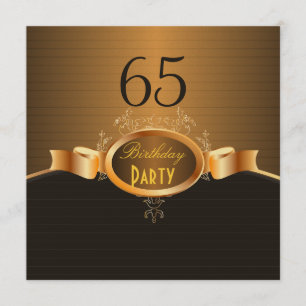 PixDezines 65 Birthday Party/DIY uw evenement. Kaart