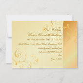 PixDezines 70 Birthday/Filigree Swirls/DIY Event Kaart (Achterkant)