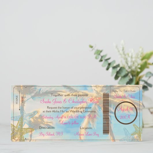 PixDezines aan boord van het  strand Kaart (Staand voorkant)