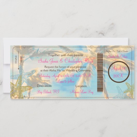 PixDezines aan boord van het  strand Kaart (Voorkant)