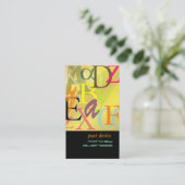 PixDezines ABC, Griekse Alpha Visitekaartje (Staand voorkant)