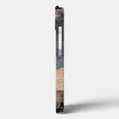 PixDezines Abstract Arrangement H2 Roos Gold Case-Mate iPhone Case (Achterkant / Links)