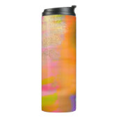 PixDezines Abstract/Faux Gold Thermosbeker (Gedraaid links)