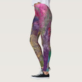 PixDezines Abstracte Melkweg / Kosmische Energie Leggings (Links)