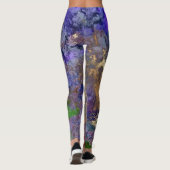 PixDezines Abstracte Melkweg / Kosmische Energie Leggings (Achterkant)