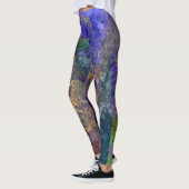 PixDezines Abstracte Melkweg / Kosmische Energie Leggings (Links)