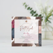 PixDezines Abstracte Modern Bar Mitzvah Kaart (Staand voorkant)