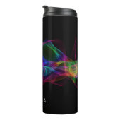 PIXDEZINES ABSTRACTE SMOKE+BLACK MIRROR THERMOSBEKER (Geroteerd rechts)