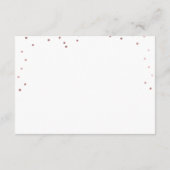 PixDezines Accommodaties, Verbluft/Faux Roos Gold Informatiekaartje (Achterkant)