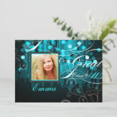 PixDezines Afstuderen/Dance Hall Kaart (Staand voorkant)