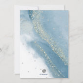 PixDezines Alcohol+Ink Blauwgroen Stoffig Blauw Zi Kaart (Achterkant)