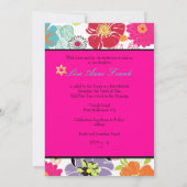 PixDezines Alegre, Bat Mitzvah/DIY kleur Kaart (Achterkant)