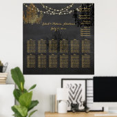 PixDezines-alkboard/chadeliers/seatgrafiek Poster (Thuiskantoor)