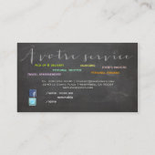 PixDezines-alkboard/concierge/DIY-achtergrond Visitekaartje (Achterkant)