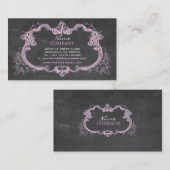 PixDezines-alkboard+rococo-lijst Visitekaartje (Voorkant / Achterkant)
