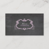 PixDezines-alkboard+rococo-lijst Visitekaartje (Achterkant)