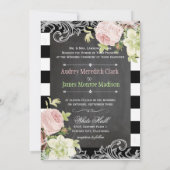 PixDezines alkboard/rokokos/ rozen Kaart (Achterkant)