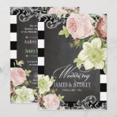 PixDezines alkboard/rokokos/ rozen Kaart (Voorkant / Achterkant)