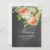 PixDezines alkboard/rokokos/ rozen Kaart (Voorkant)