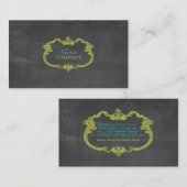 PixDezines-alkboard+whimsical-lijst Visitekaartje (Voorkant / Achterkant)