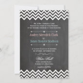 PixDezines-alkboard/white chevron Kaart (Achterkant)