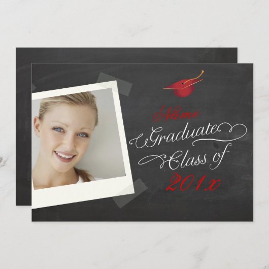 PixDezines-alkboardafstuderen Kaart (Voorkant / Achterkant)