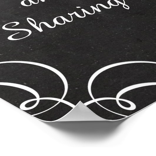 PixDezines-alkbord/ rozen/ontvangst Poster (Hoek)