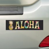 PixDezines Aloha Ananas Bumpersticker (Op auto)