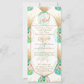 PixDezines Aloha Ananas Faux Gold (Achterkant)