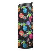 PIXDEZINES ALOHA ANANAS FAUX GOUDEN FOLIE THERMOSBEKER (Gedraaid links)