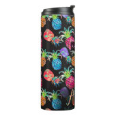 PIXDEZINES ALOHA ANANAS FAUX GOUDEN FOLIE THERMOSBEKER (Gedraaid links)