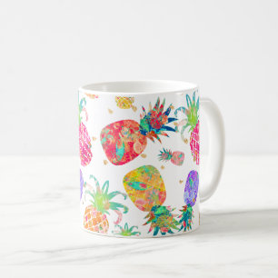 PixDezines Aloha Ananas Patroon Koffiemok