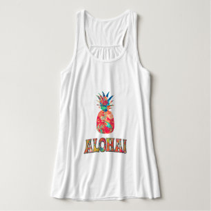PixDezines Aloha Ananas Tanktop