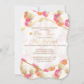 PixDezines Aloha Ananas/Waterverf/Bat Mitzvah Kaart (Achterkant)